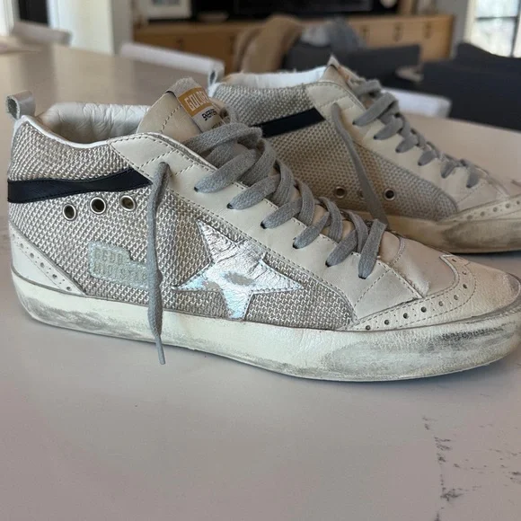 Golden Goose Mid Star Sneakers Womens Size 10/40 - Picture 3 of 17